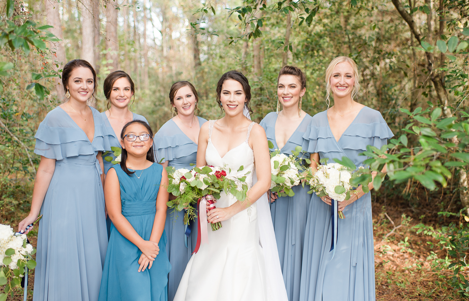 rustic rose bridesmaid dress