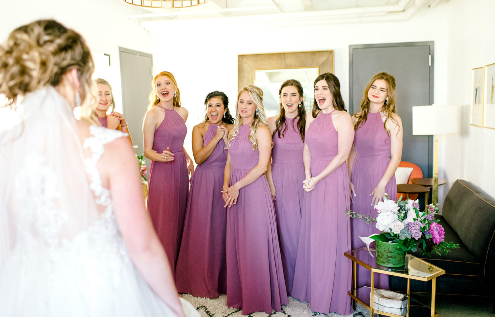 bridesmaids reveal • Kati Hewitt Photography Houston Wedding Photographer